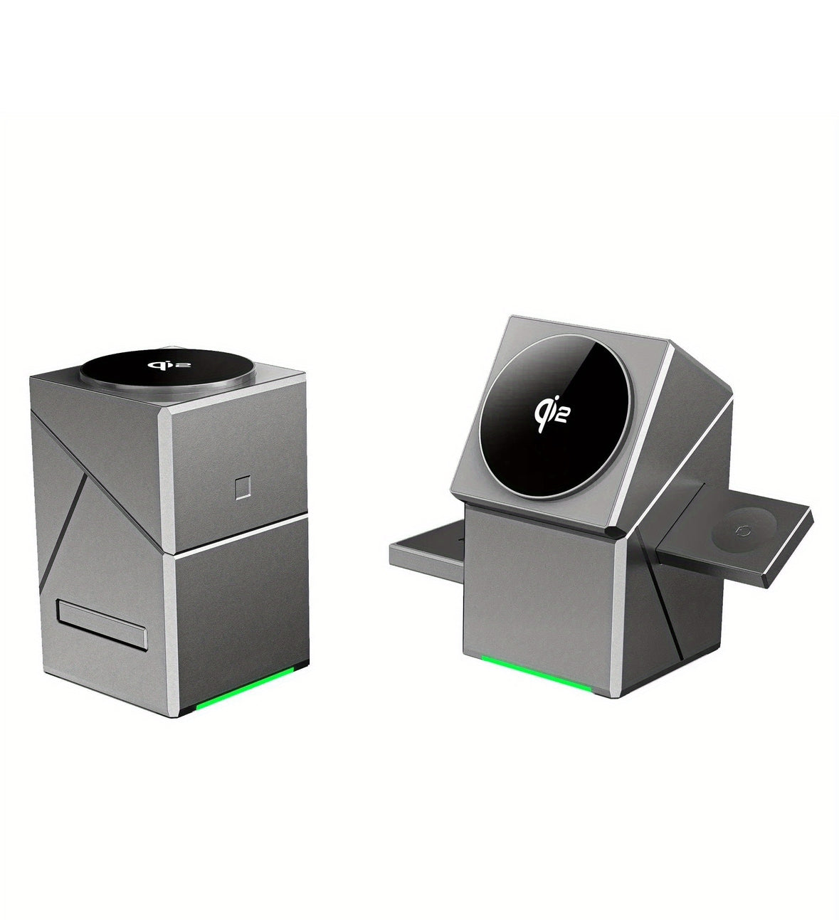 Încărcător Wireless 3 în 1 Rotativ – iPhone, Watch, AirPods