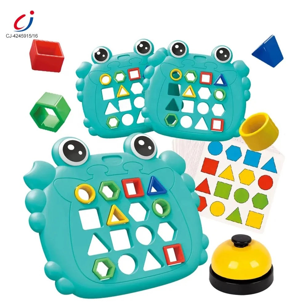 Jucarie Educativa si Interactiva cu Forme Geometrice Colorate - Funny Crab 19x20 cm