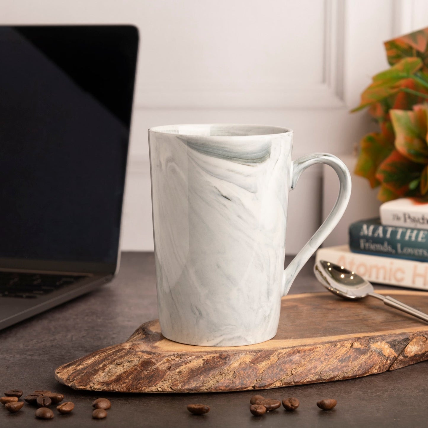 Cana de cafea/ceai ceramica efect de marmura