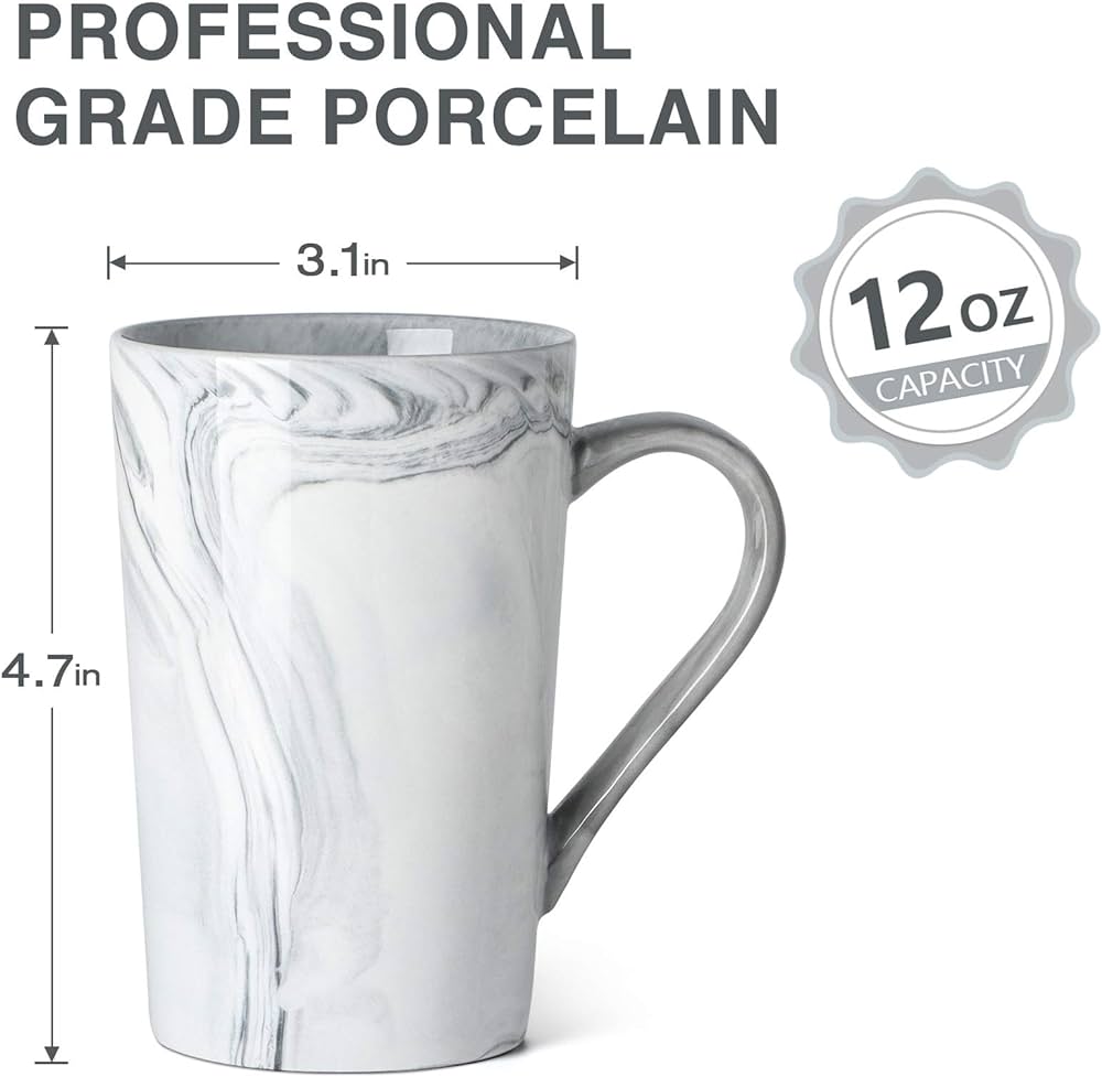 Cana de cafea/ceai ceramica efect de marmura
