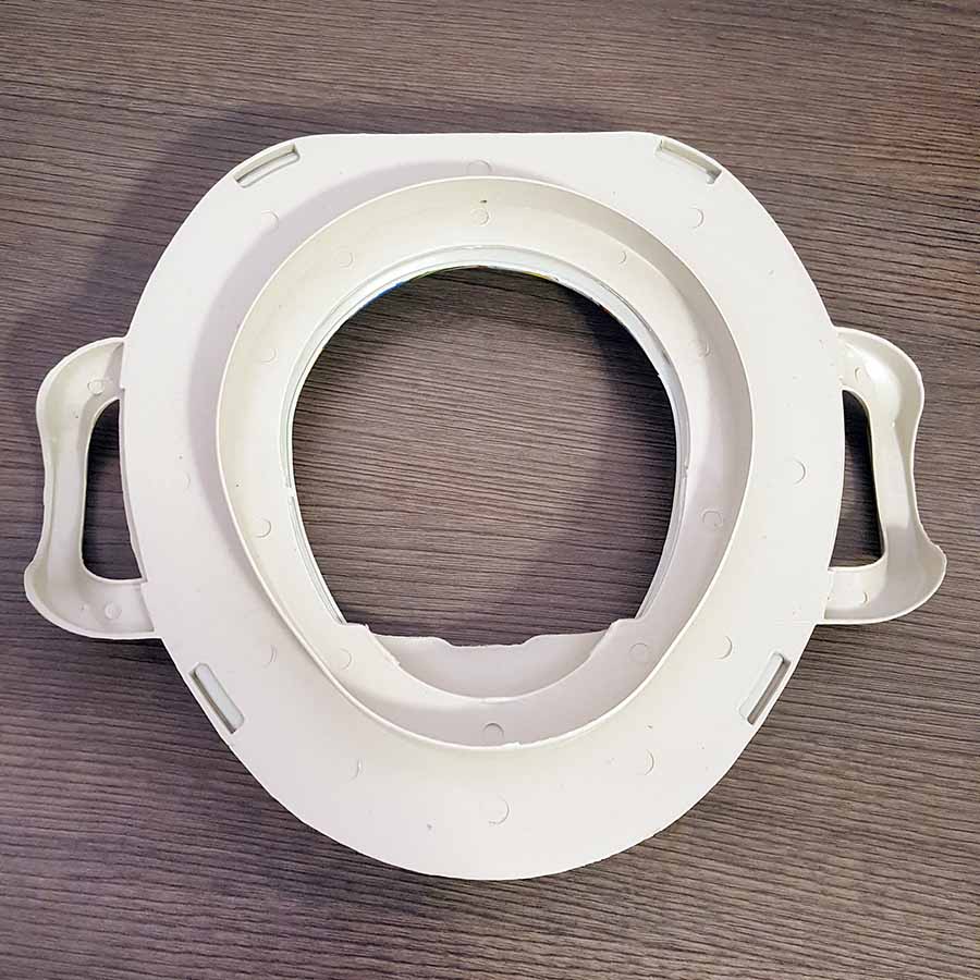 Reductor moale pentru toaletă, cu mânere