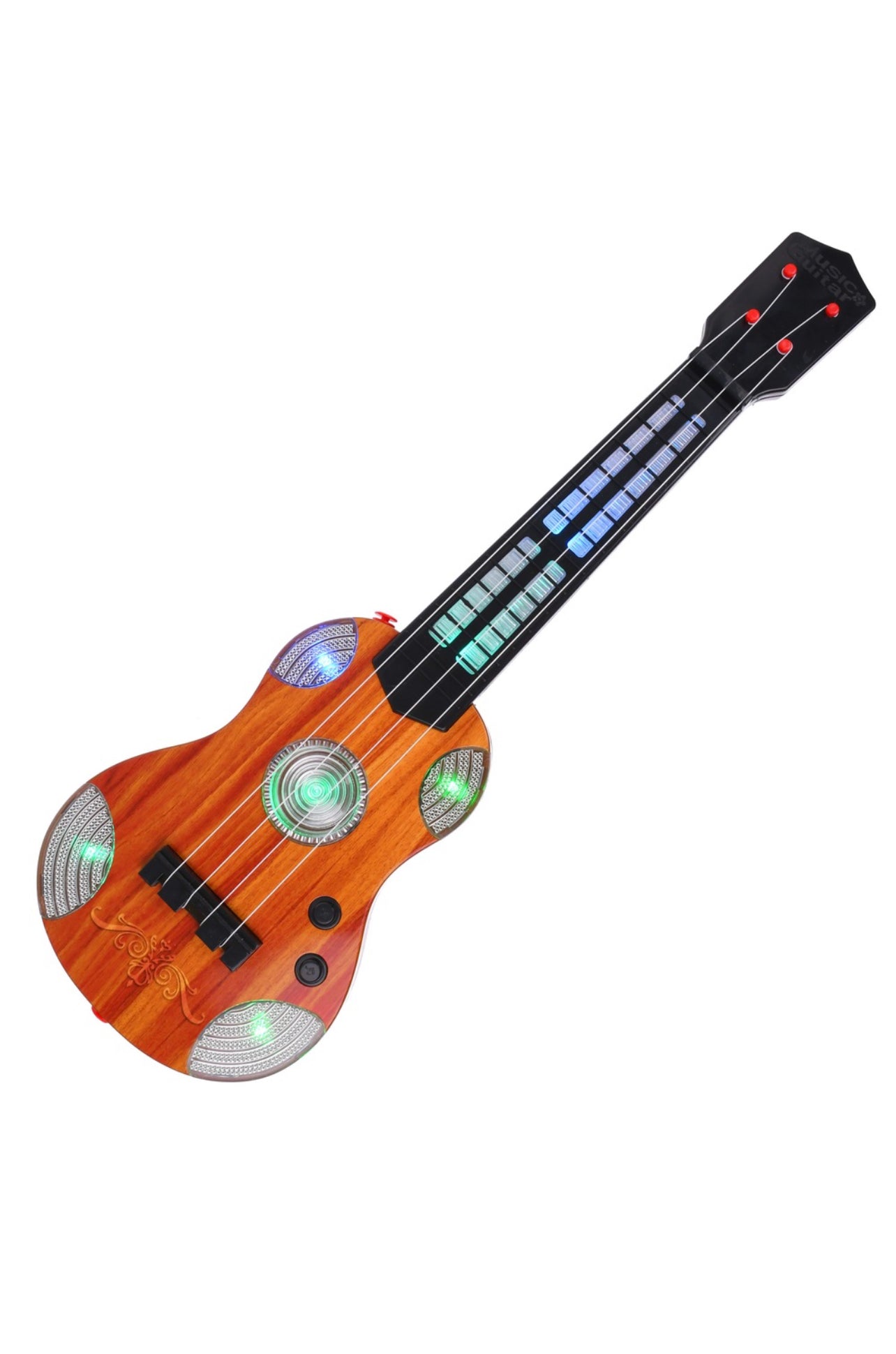 Chitara de jucarie, Love Music lemn maro Clasica 61*21*6 CM