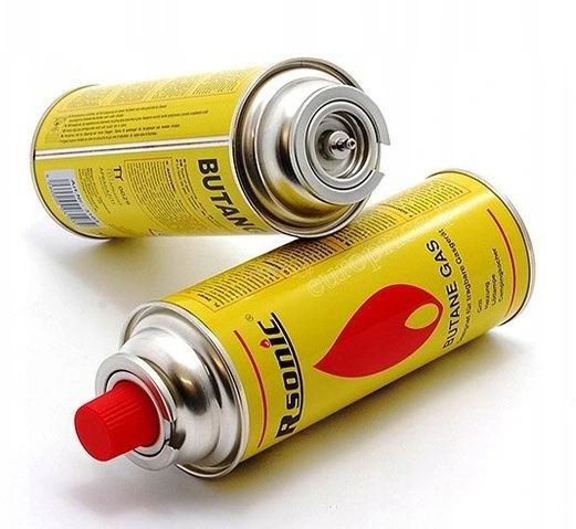 Butelie gaz spray 220ml x 2 buc si cap arzator