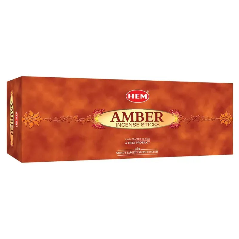 Betisoare parfumate Hem Amber set6buc