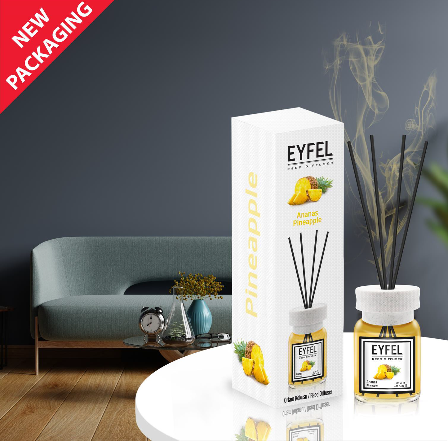 Odorizant cameră Eyfel Ananas 120ml