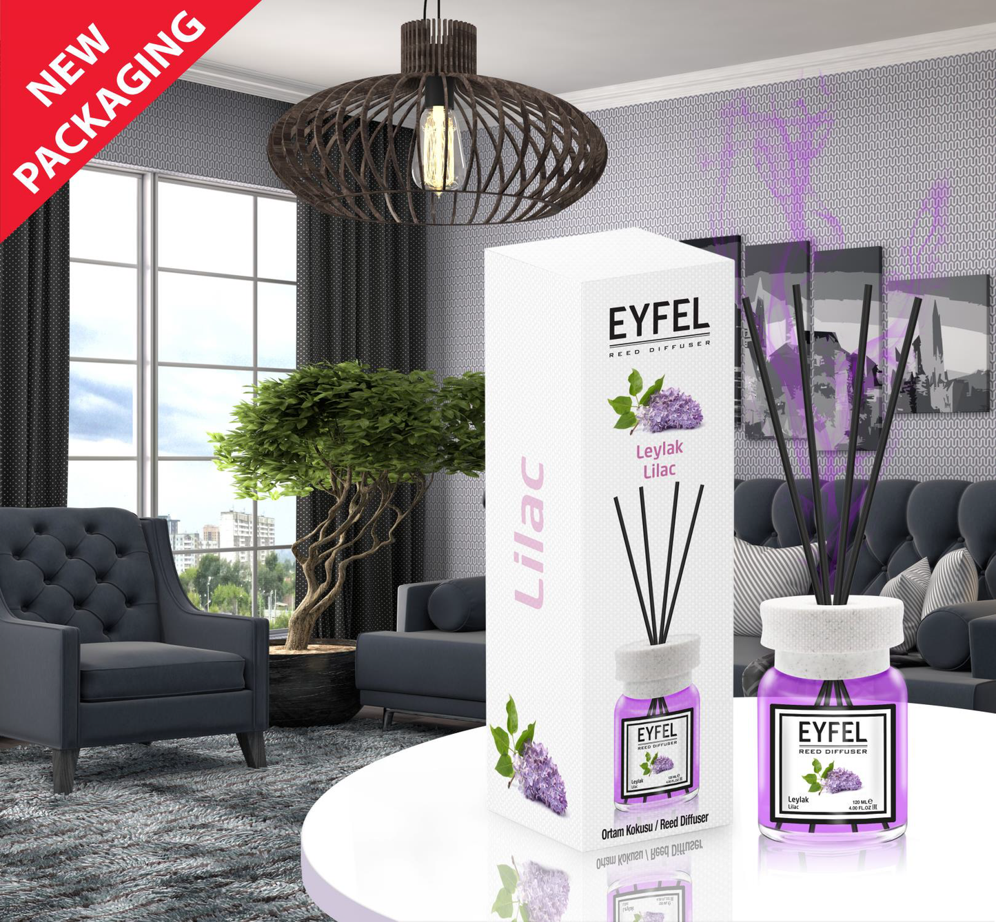 Odorizant cameră Eyfel LIliac 120ml