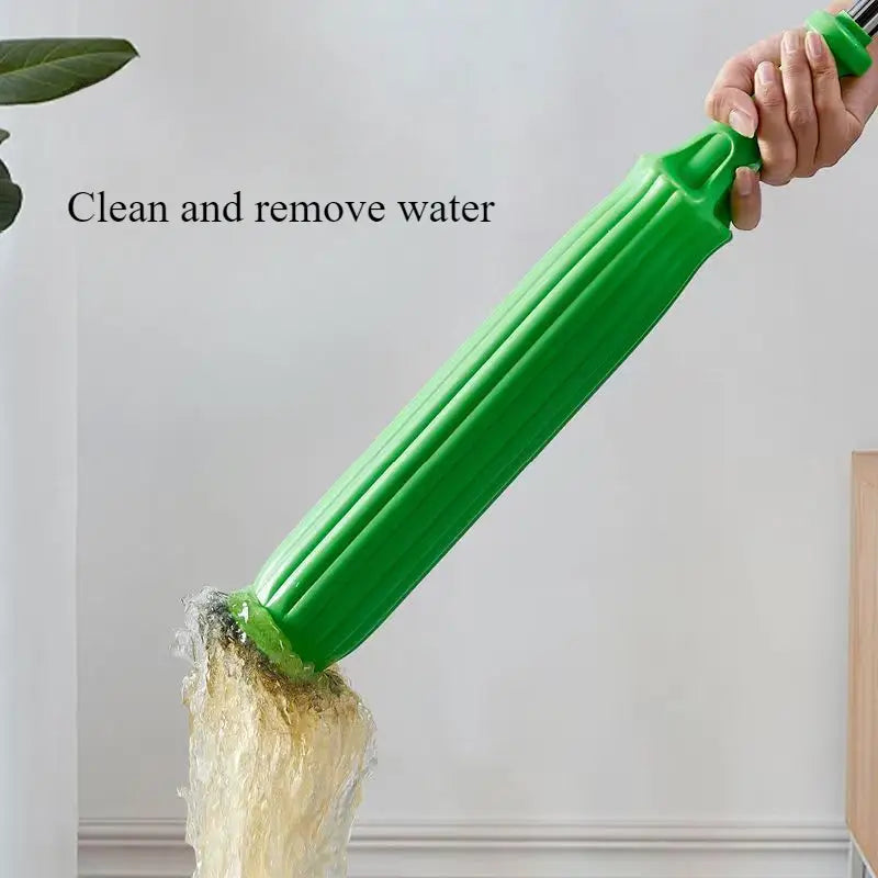 Mop 2 în 1 din microfibră auto-uscător – 45 x 134 cm, curățare eficientă fără efort