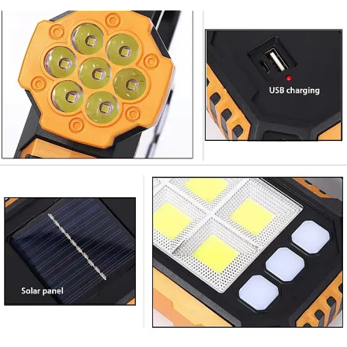 Lanterna led portabila multifunctionala