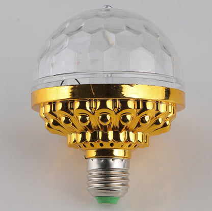 Bec rotativ multicolor, cu efect disco, LED, 3W