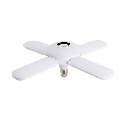 Bec 4 brate cu lumina multicolora cu functie muzicala prin bluetooth telecomanda inclusa