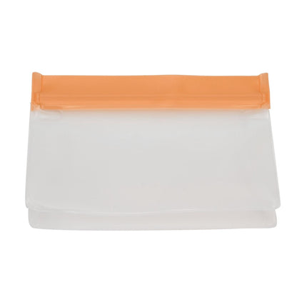 Set 6 pungi alimentare reutilizabile silicon cu zip 21.5x18