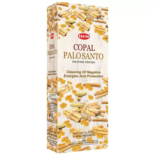Betisoare parfumate Hem Copal Palo Santo  set6buc
