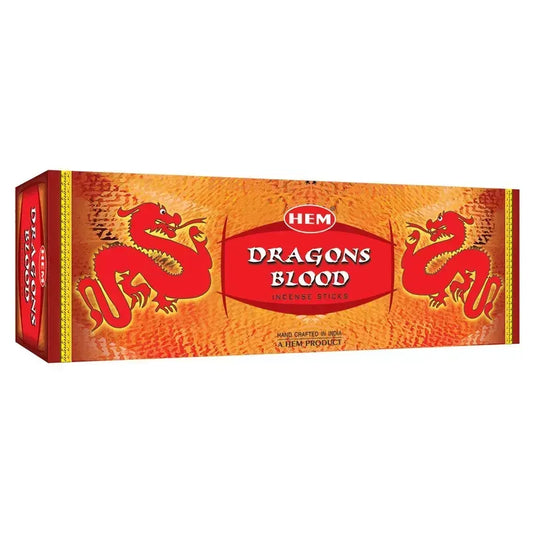 Betisoare parfumate Hem Dragons Blood Red  set6buc