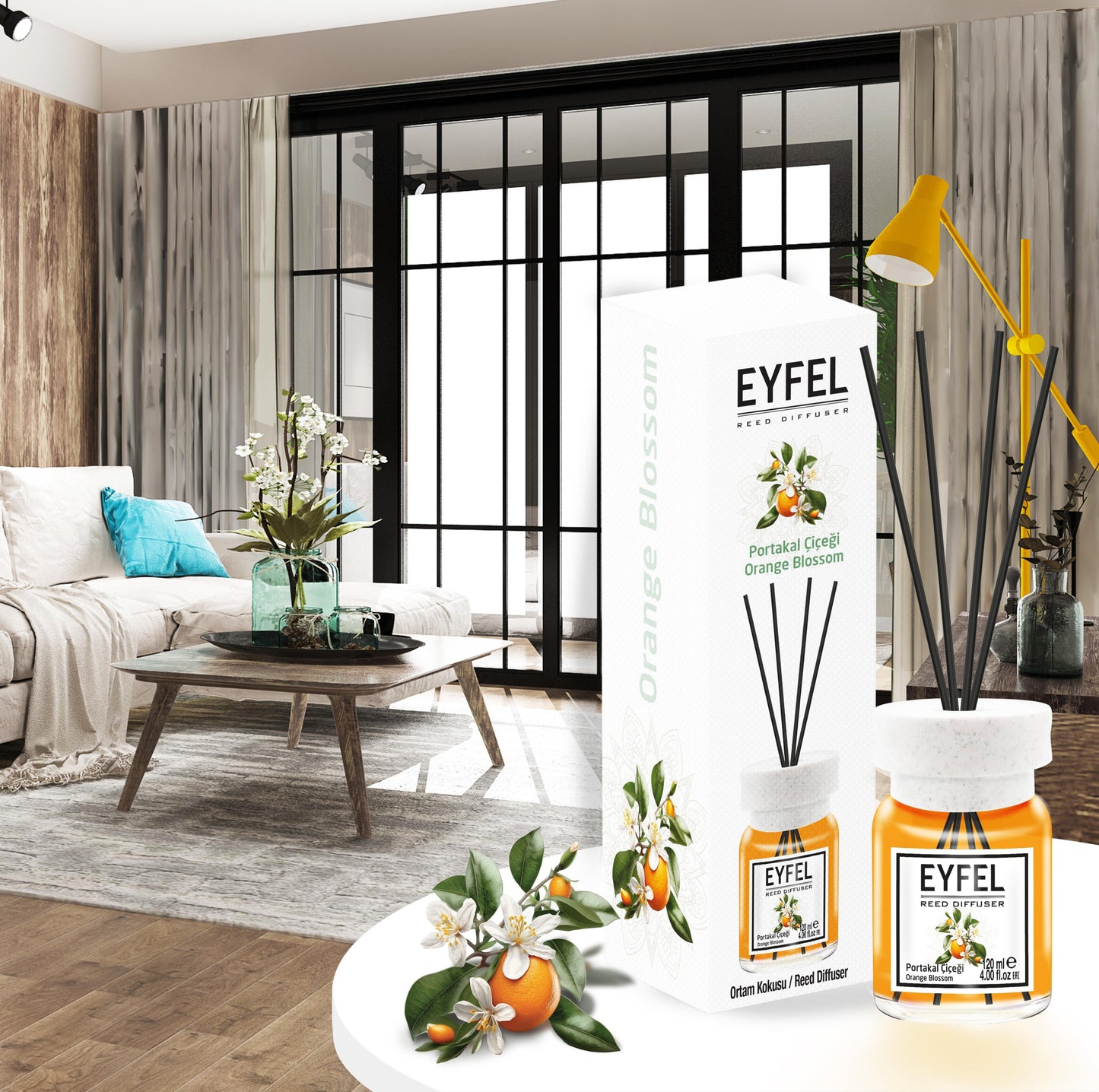 Odorizant cameră Eyfel Floare de Portocala120ml